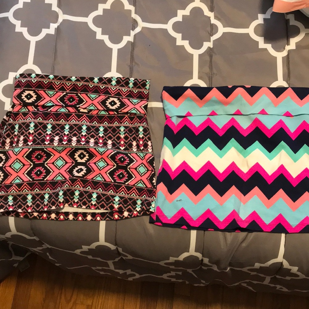 Bundle TWO mini skirts